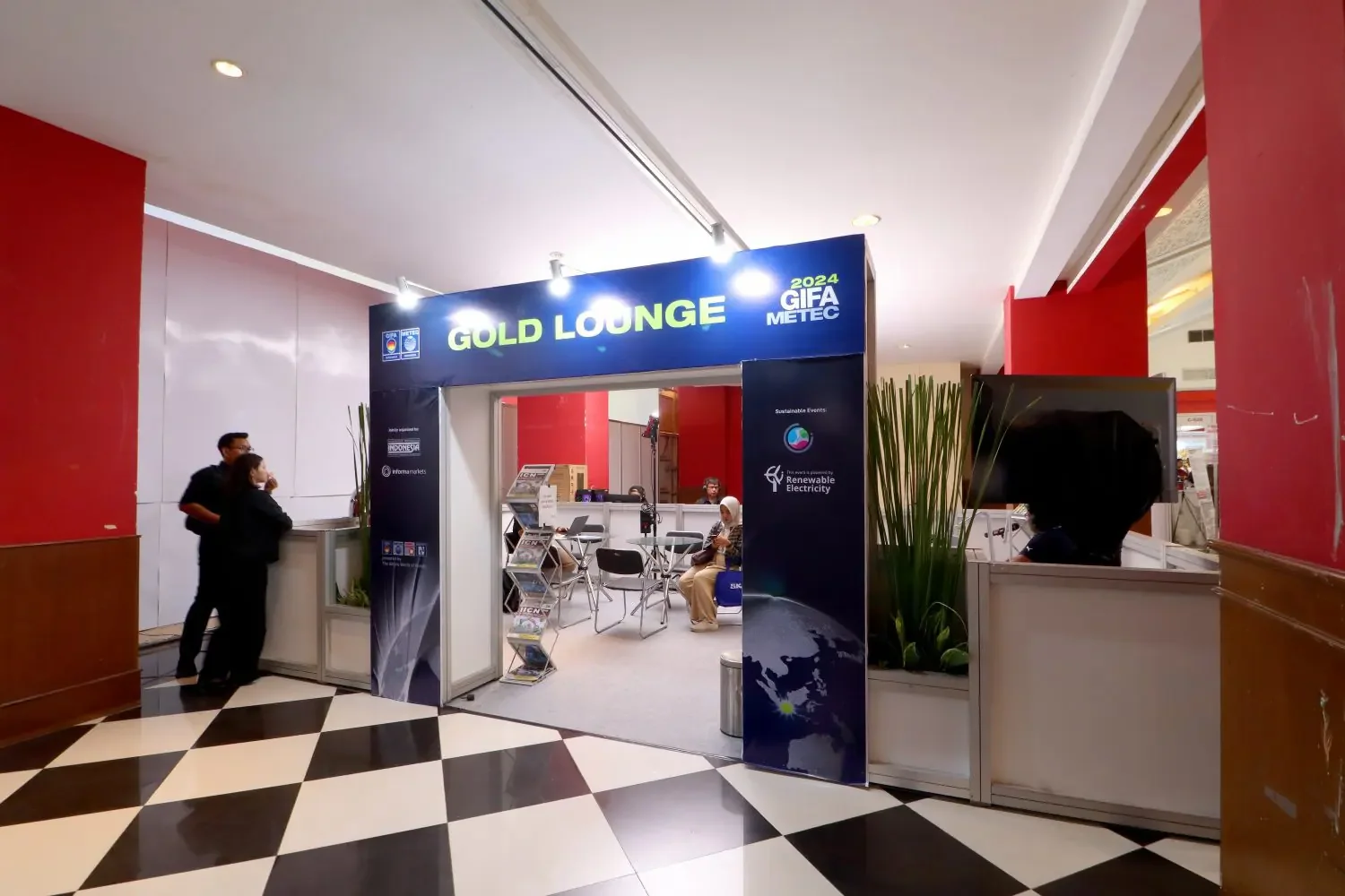 Gold Lounge – Mining, Oil and Gas Indonesia 2024 Angle 1