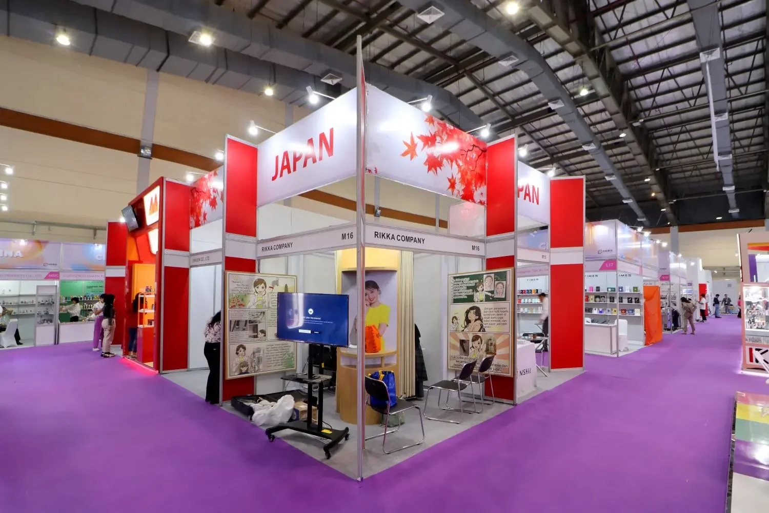 Japan Paviliun –  COSMOBEAUTE INDONESIA 2024 Angle 2