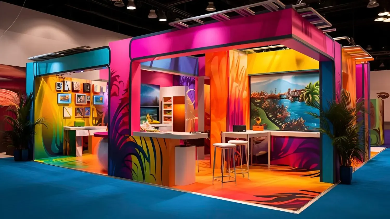 Pemilihan Warna dalam Desain Booth Pameran dapat Mempengaruhi Psikologi Pengunjung