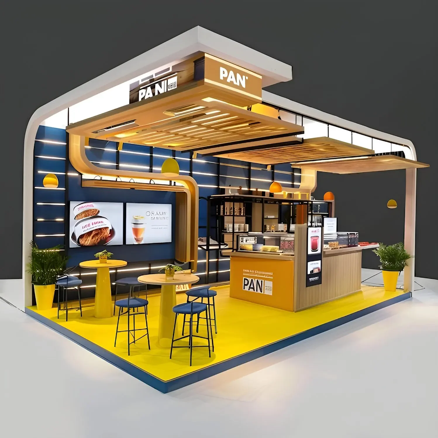 Referensi Desain Booth Pameran Kuliner